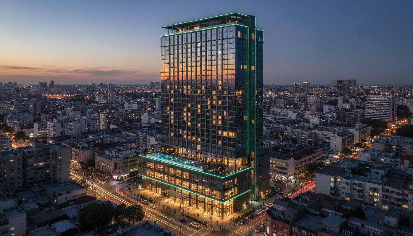 Modern managed hotel